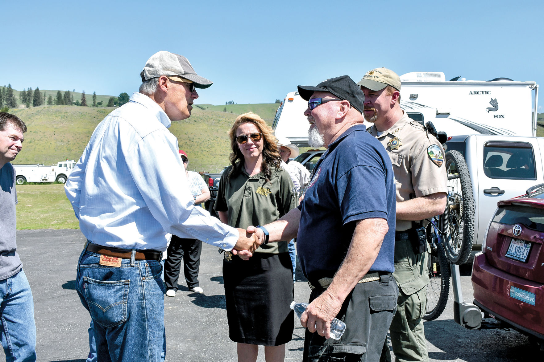 Inslee in Ferry County